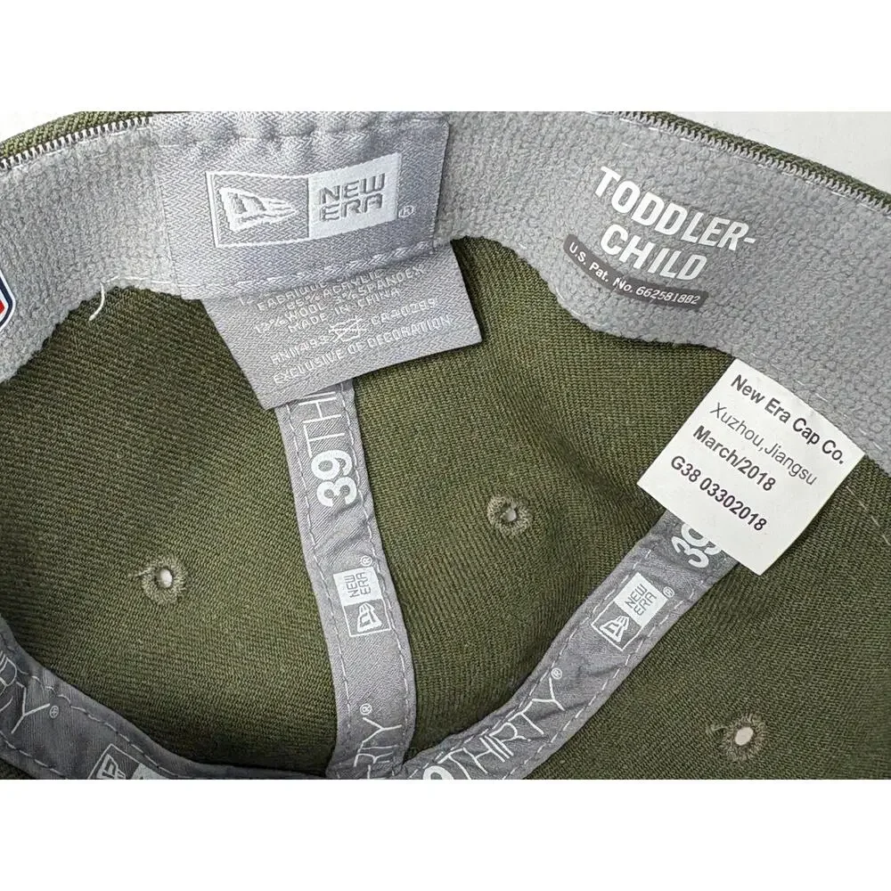 New Era NFL Dallas‎ Cowboys Salute to Service Green Cap Hat Toddler/Child NWOT